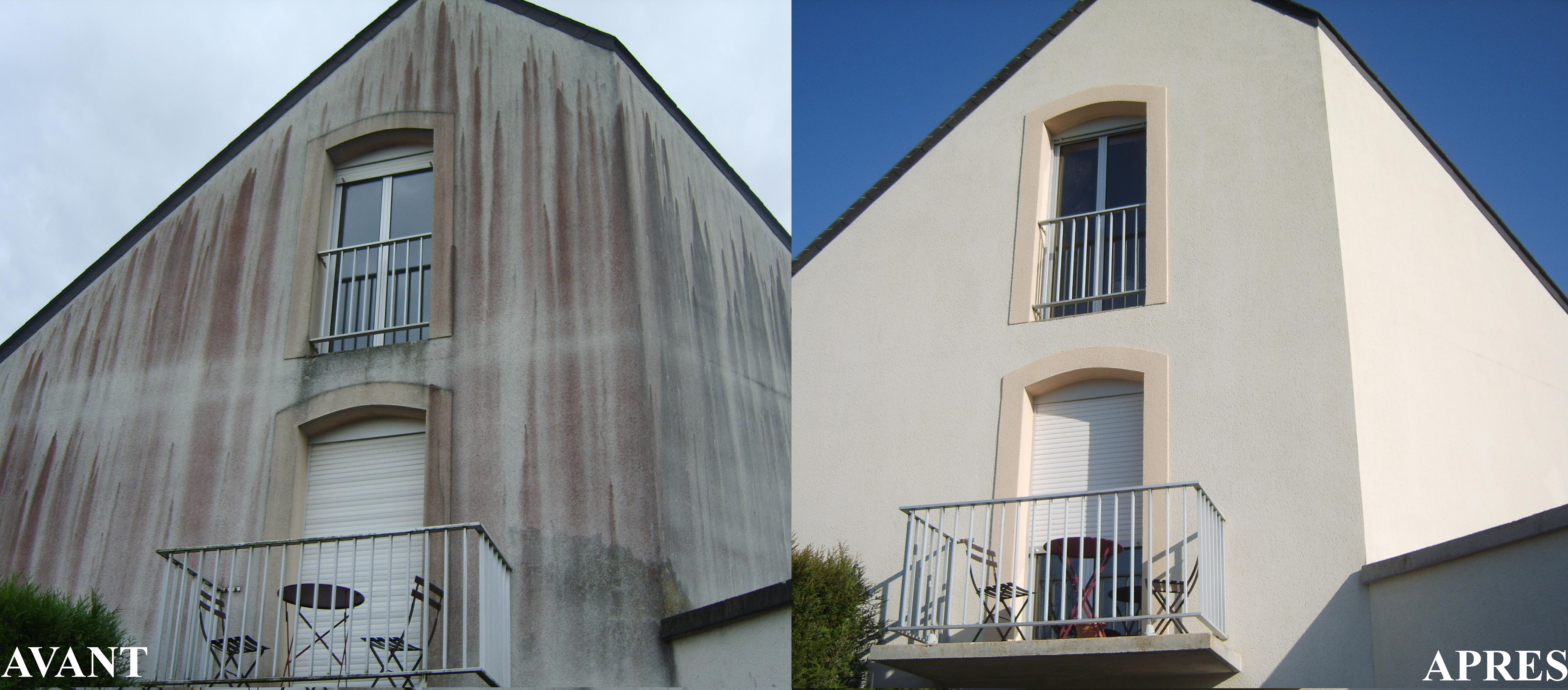AVANT/APRÈS ✨ Un vrai nettoyage façade réalisé par nos experts